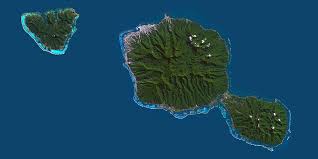 Tahiti And Moorea Polynesia Planetsat 15 L8 Satellite Image Satellite Image Tahiti Moorea