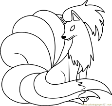It evolves into ninetales when fed 50 candies. Vulpix Coloring Pages Coloring Home