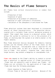 Nowadays, education plays a very big role in our lives. Https Www Gobdc Com Basics Flame Sensors Print Pdf