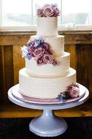 47+ insanely ingenious 3 tier wedding cake purple for utmost relaxation. Simple Wedding Cake With Blue And Purple Flowers Wedding Cake Pictures Romantic Wedding Cake Wedding Cake Prices