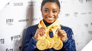 Her five medals (four gold, one bronze) at the 2016 rio olympics set a usa record for most medals in a single olympics by a female gymnast.; Simone Biles Sets World Record With 25 Medals