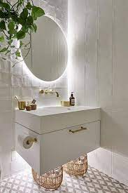 You don't want to compromise on style but you also don't to wind up with a space that feels cramped. Contemporary Bathrooms Tub Remodels And Restorations Banheiropequeno Bathrooms Contempor In 2021 Bathroom Interior Design Backlit Bathroom Mirror Small Bathroom