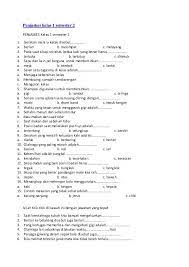 Penjaskes Kelas 1 Semester 2 Penjaskes Kelas 1 Semester 2 1 Gerakan Meniru Katak Disebut A Berlari B Melompat C Semester Math Sheet Music