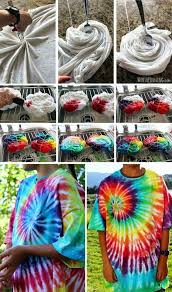 T Shirt Tie Dye Crafts Diy Tie Dye Shirts Tie Dye Patterns Diy