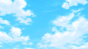 When illustrating an outdoor scene such as a meadow or the sea, clouds can be a very refreshing and nice accent. Scenery Blue Sky Clouds Blue Sky Wallpaper Sky Anime