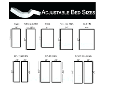 Bed Dimensions Chart Doonite Club