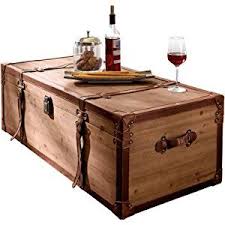Miavilla Coffee Table Side Table Trunk Chest Box With Storage Wood Brown Solid Wood Coffee Table Coffee Table Diy Pallet Furniture