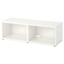 Fernsehgeraet verstecken fernseher verstecken / der fernseher wird im schrank versteckt mitte : Besta Tv Bank Weiss 120x40x38 Cm Ikea Deutschland