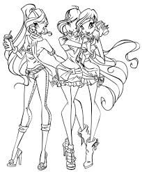 Free winx coloring pages to print for kids. Winx Club Coloring Pages Print For Free Wonder Day Coloring Pages For Children And Adults