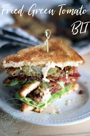 Three basic ingredients, when put together correctly, will you should cook the bacon and tomato prior to placing them on the sandwich to ensure that they are cooked thoroughly. Fried Green Tomato Blt Sandwich Blt Sandwich Recipes Sandwiches