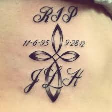Image result for tattoos with kids initials. Rip Initials Tattoo Tattoo Ideas Center