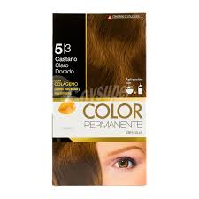 5.73 castaño claro chocolate dorado. Deliplus Tinte Coloracion Permanente NÂº 05 3 Castano Claro Dorado U