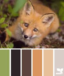 Design Seeds For All Who Color Fox Palette Kleurenpaletten Design Zaden Kleurinspiratie