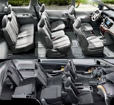 Interior Compare Toyota Sienna 2015 Honda Odyssey Honda Mini Van