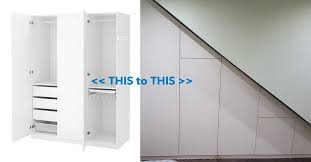 How To Make A Classy High Gloss Bespoke Loft Wardrobe Ikea Hackers Ikea Wardrobe Hack Ikea Wardrobe Ikea Pax Wardrobe