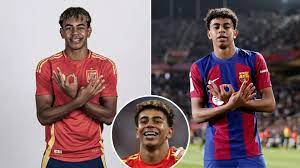 The incredible hidden meaning behind Lamine Yamal's goal celebration in  Spain's win over France
