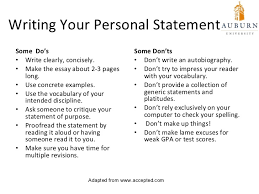 And since first impressions count, you've really got to make the sell in these initial four or five lines. How To Write A Personal Statement Totaljobs