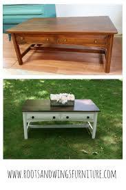 How To Refinish And Stain Wood Roots Wings Furniture Llc Coffee Table Makeover Old Coffee Tables Painted Coffee Tables