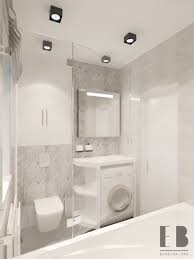 The bathroom contrasts the grey shade with the dark grey tone that appears from the floor. Light Grey And White Bathroom Interior Design Ideas