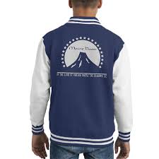 Seine erste erwähnung in der geschichte mittelerdes fand der berg, als sauron dort den meisterring schmiedete. Herr Der Ringe Schicksalsberg Paramount Logo Kid Varsity Jacket Fruugo De