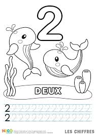 Chiffre 2 La Baleine Coloriage Chiffre Apprendre A Ecrire Les Chiffres Et Comment Ecrire Les Chiffres