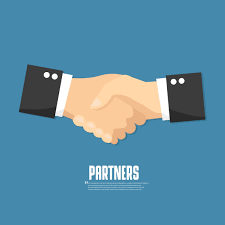 Handshake Vector Flat Design Poster Background Design Flat Design Illustration Design