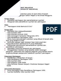 Dan bahawa syarikat ini adalah sebuah syarikat berhad menurut syer dan bahawa syarikat ini adalah sebuah syarikat. Suruhanjaya Syarikat Malaysia Ssm
