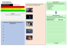 Aktuelle preise für produkte vergleichen! Components Of Skill Related Fitness Teaching Resources