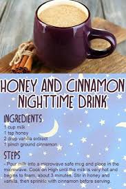 Honey Cinnamon Night Time Drink Image Only Honey And Cinnamon Tea Recipes Healthy Drinks