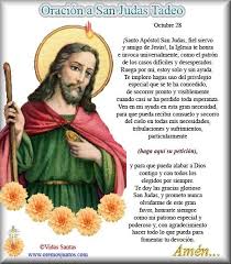 Santoral Catolico Oracion Para Pedir Trabajo A San Judas Tadeo Oracion A Judas Tadeo Oraciones Oracion Milagrosa