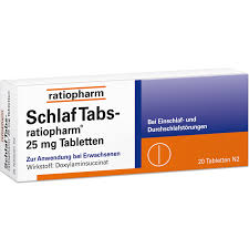 Schlaftabs Ratiopharm 25 Mg Tabletten
