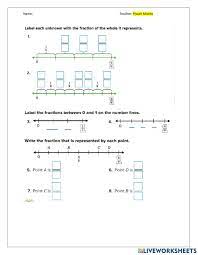 The number line, fraction number lines. Fraction Number Line Worksheet