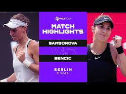Qualifier liudmila samsonova capped her breakthrough week on sunday by winning her first wta title with victory over belinda bencic in the final of the berlin grass court tournament. Liudmila Samsonova Vs Belinda Bencic 2021 Berlin Final Wta Match Highlights Youtube