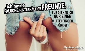 Falsche Freunde Spuche Hier Ist Mein Mittelfinger