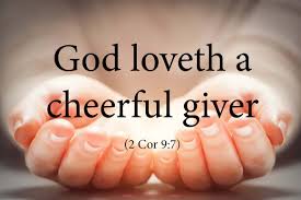 Image result for images God Loves A Cheerful Giver