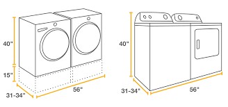 Touch screen interface, 6 motion wash technology, inverter direct drive motor, load sensing, auto dose or manually dose detergent, auto balance, spa steam, smartthinq, drum light, child lock. 3 Steps To Find The Right Washer And Dryer Dimensions Whirlpool