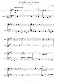 Download free clarinet sheet music for twinkle, twinkle, little star. Twinkle Twinkle Little Star For Violin Duet Suitable For Grades 1 3 By Traditional Digital Sheet Music For Score Sheet Music Single Download Print S0 24016 Sheet Music Plus