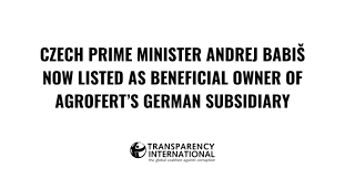 He is married and has four children. Czech Prime Minister Andrej Babis Now Listed As Transparency Org