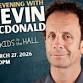 An Evening With Kevin McDonald event in Carrboro, NC