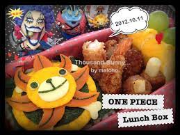 ワンピースメリー号のキャラ弁 キャラ弁 焼きチーズ 薄焼き卵