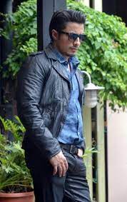 Ali Zafar The Charming And Versatile Actor Of Pakistan Leather Jacket Blanknyc Faux Leather Jacket Brown Leather Jacket