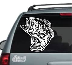 Bass fishing decals & stickers. Bass Fishing Car Decals Stickers Decal Junky