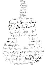 George Strait Heartland Custom Guitar Silhouette Hand Lettered Etsy Lyrics Art George Strait Lettering