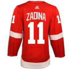 It's filip hronek filip zadina in the fastest interview, presented by: Hand Sewn Authentic On Ice Detroit Red Wings Zadina 11 Home Jersey By Adidas Vintage Detroit