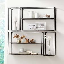And andy crafted up 7 picture ledge shelves, based on my awesome tape lines you see below to hang above the we thought about just buying the picture ledge shelves from pottery barn, but the. Display Shelves Picture Ledges Crate And Barrel