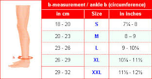 42 True To Life Mediven Compression Stocking Size Chart