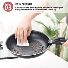 Rv cooking show host evanne schmarder lets you peek inside her cupboards offering tips on what's handy to have on the road and what's not really necessary. Abizoe 12 Piece Non Stick Cookware Set Non Stick Pans And Pots With Removable Handles Space Efficient Excellent For Rvs And Compact Kitchen Black 12 Pieces Pricepulse