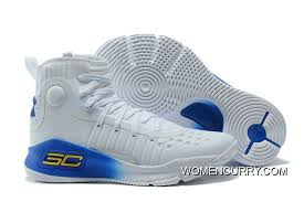 Golden state warriors city edition. Under Armour Curry 4 Basketball Shoes White Blue New Release Women Stephen Curry Shoes Online Blue Basketball Shoes White Basketball Shoes Stephen Curry Shoes