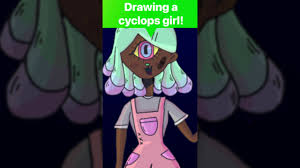 Drawing A Cyclops Girl Speed Draw Youtube Draw lips for manga & anime. drawing a cyclops girl speed draw