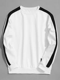 Black And White Sweatshirt Mens Fleeced Two Tone Sweatshirt Army Green Black White Sponsored Sweatshirt Tone Fleeced Army White Ad Polo Shirt Outfits Sweatshirts Hoodie Fashion